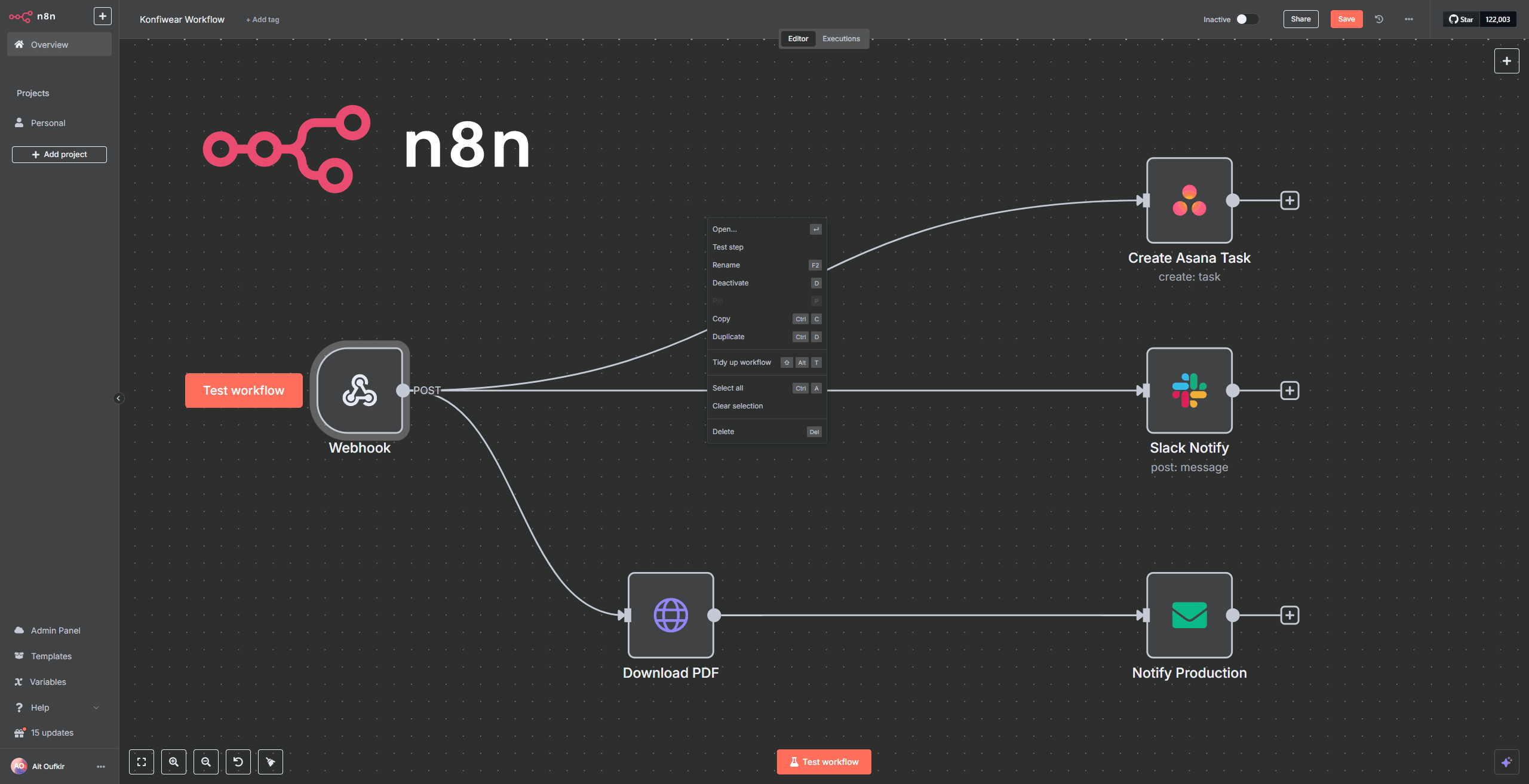 Cover Image for How to Automate Your Design Workflow: Konfiwear API Integration with n8n