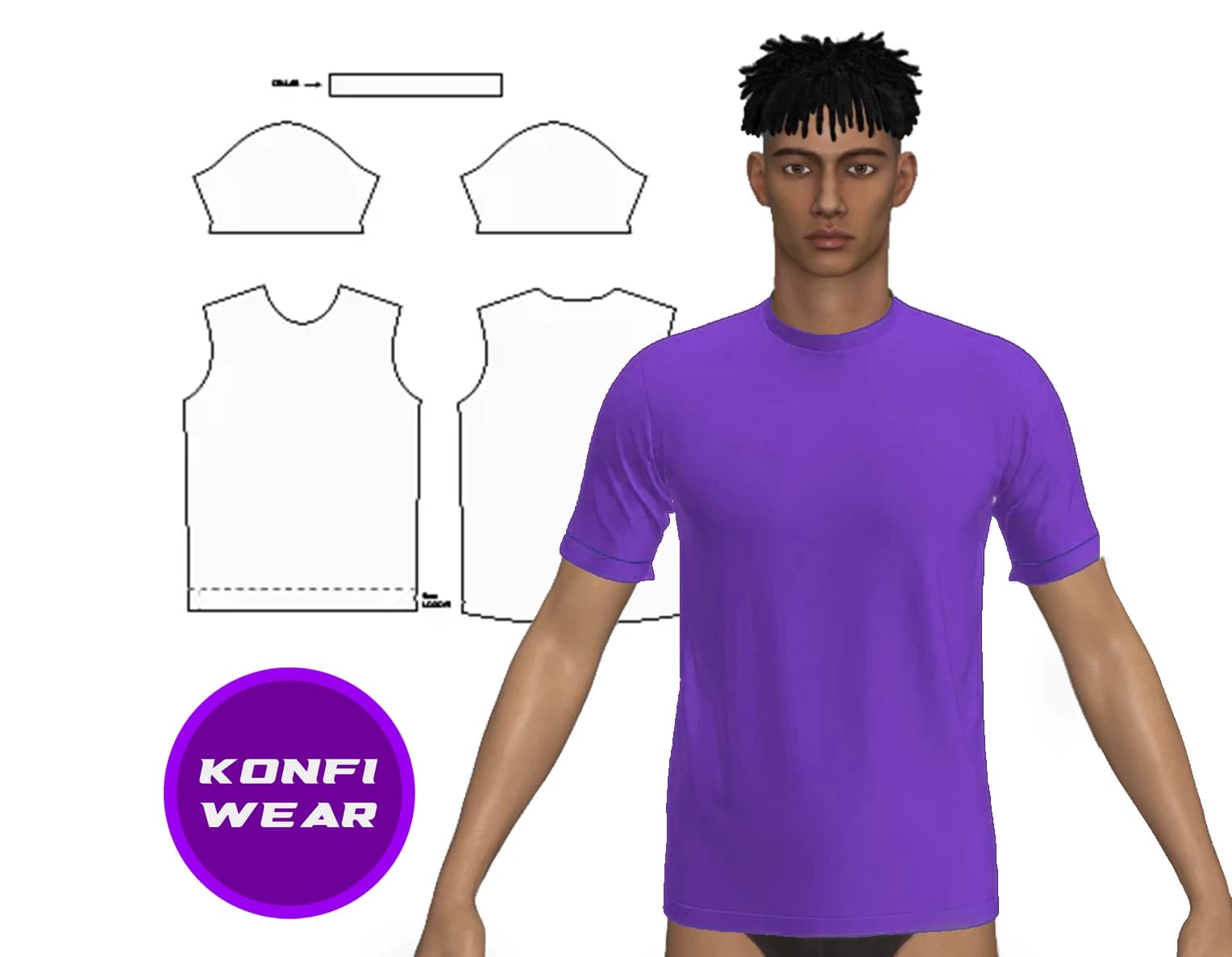Cover Image for How to Create 3D Apparel Assets for Konfiwear Using CLO3D and Blender