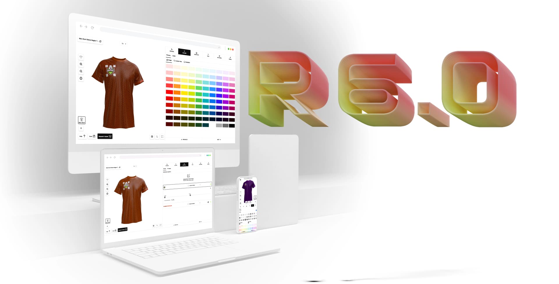 Konfiwear R6.0 — Teamstores, Mockup Approvals & Multi-Size Exports