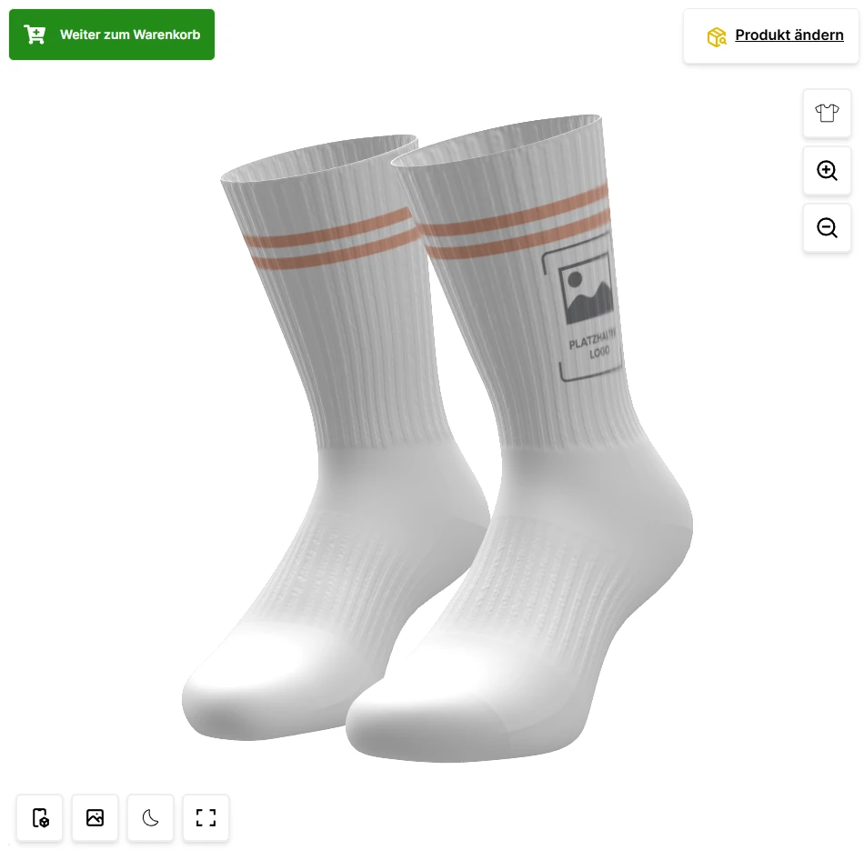 CustomYourClub custom socks with team branding
