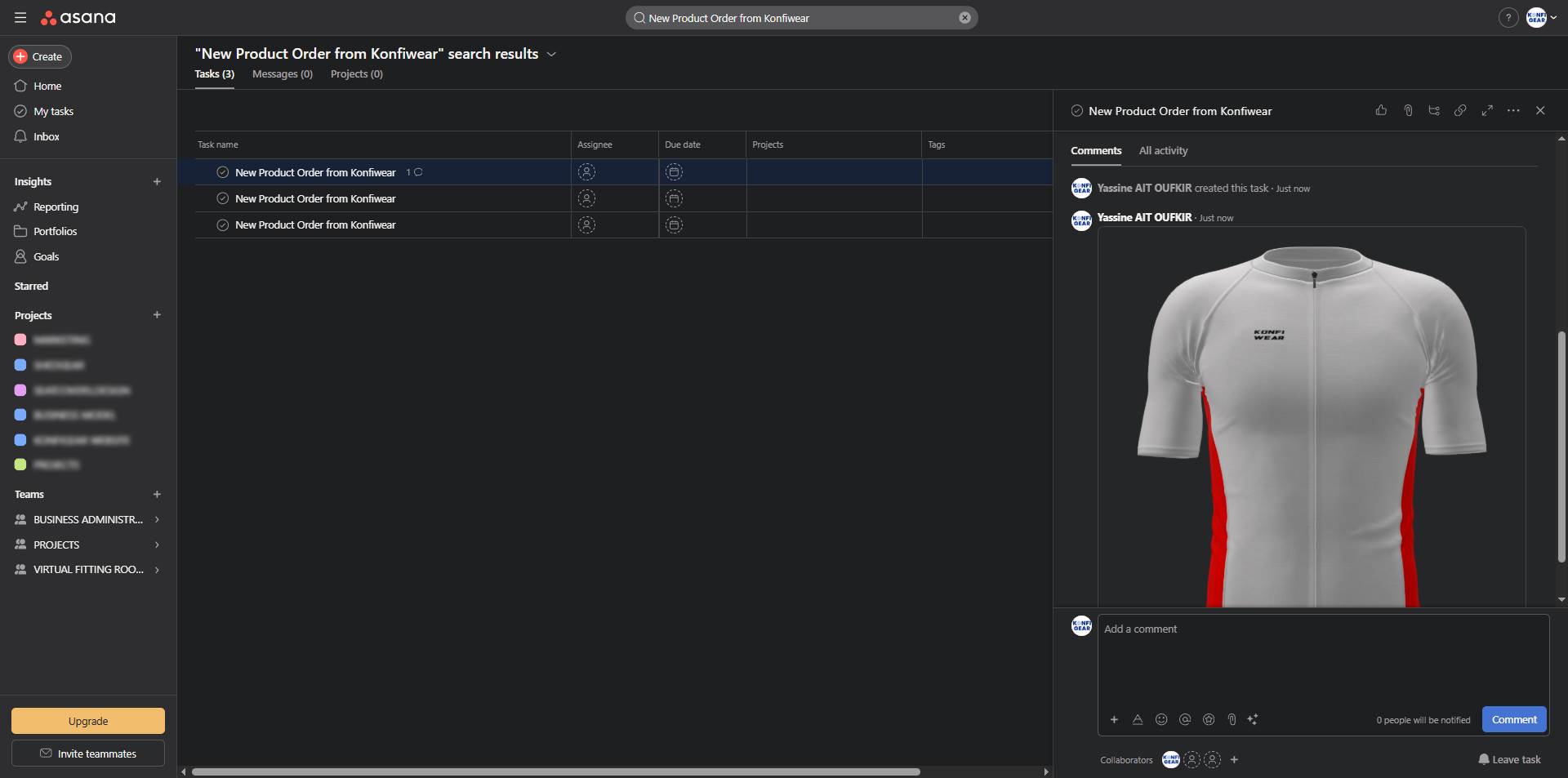 Automated Task Creation in Asana