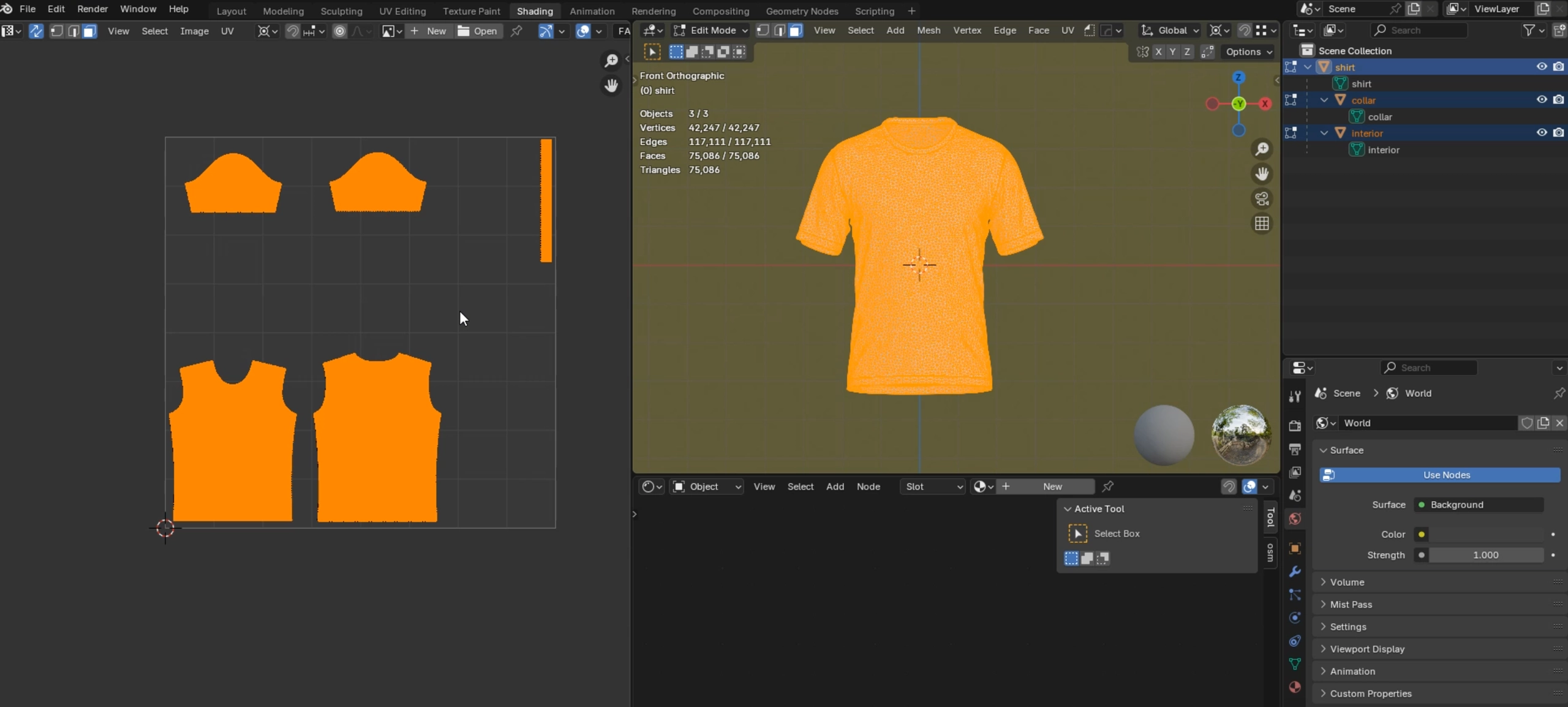 Export UV Map from 3D model showing 2048x2048 resolution template