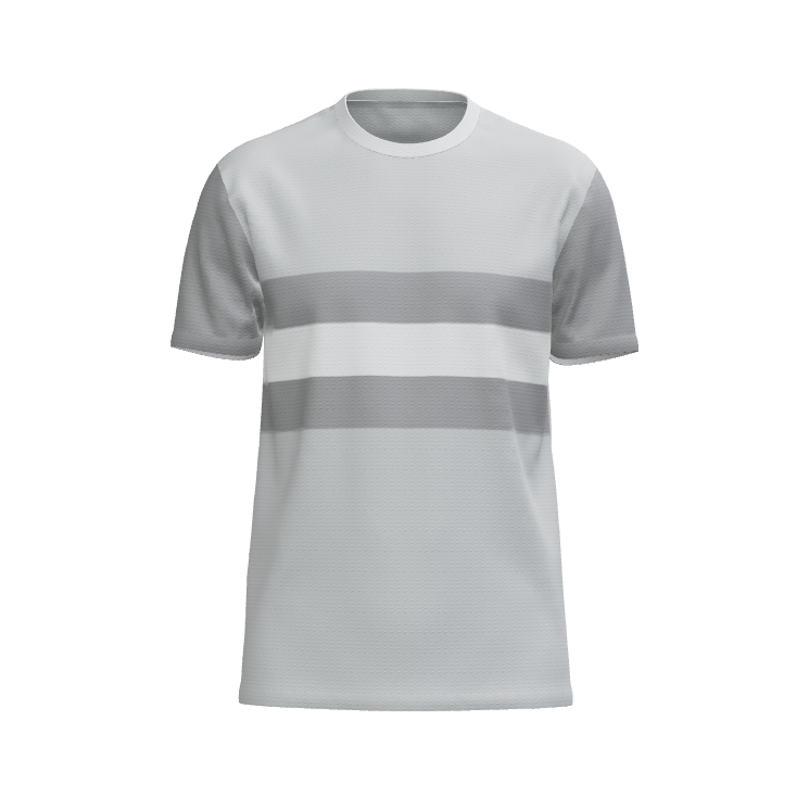 3D men's short sleeve t-shirt mockup for custom dart shirt design and apparel customization