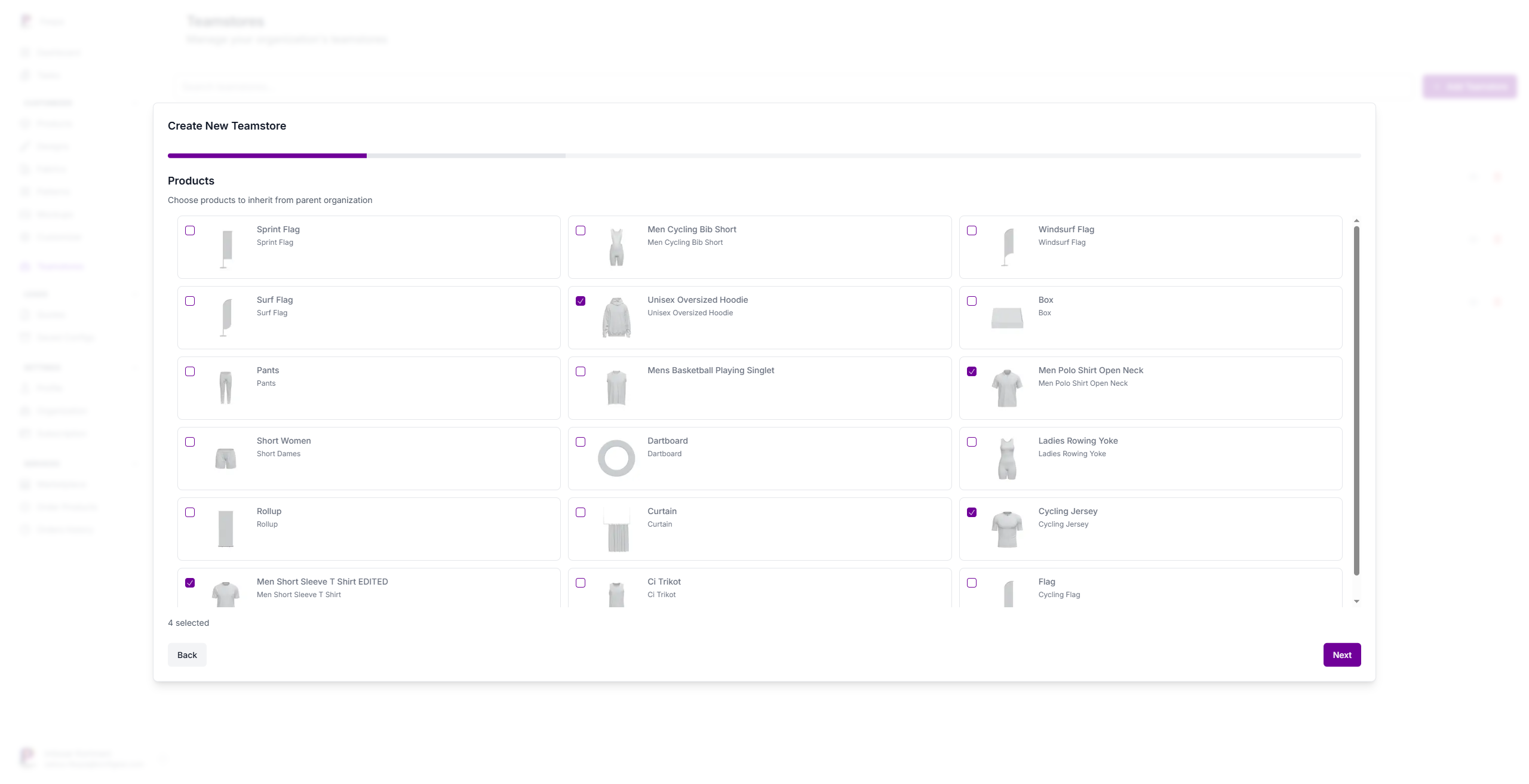 Product Assignment Creation